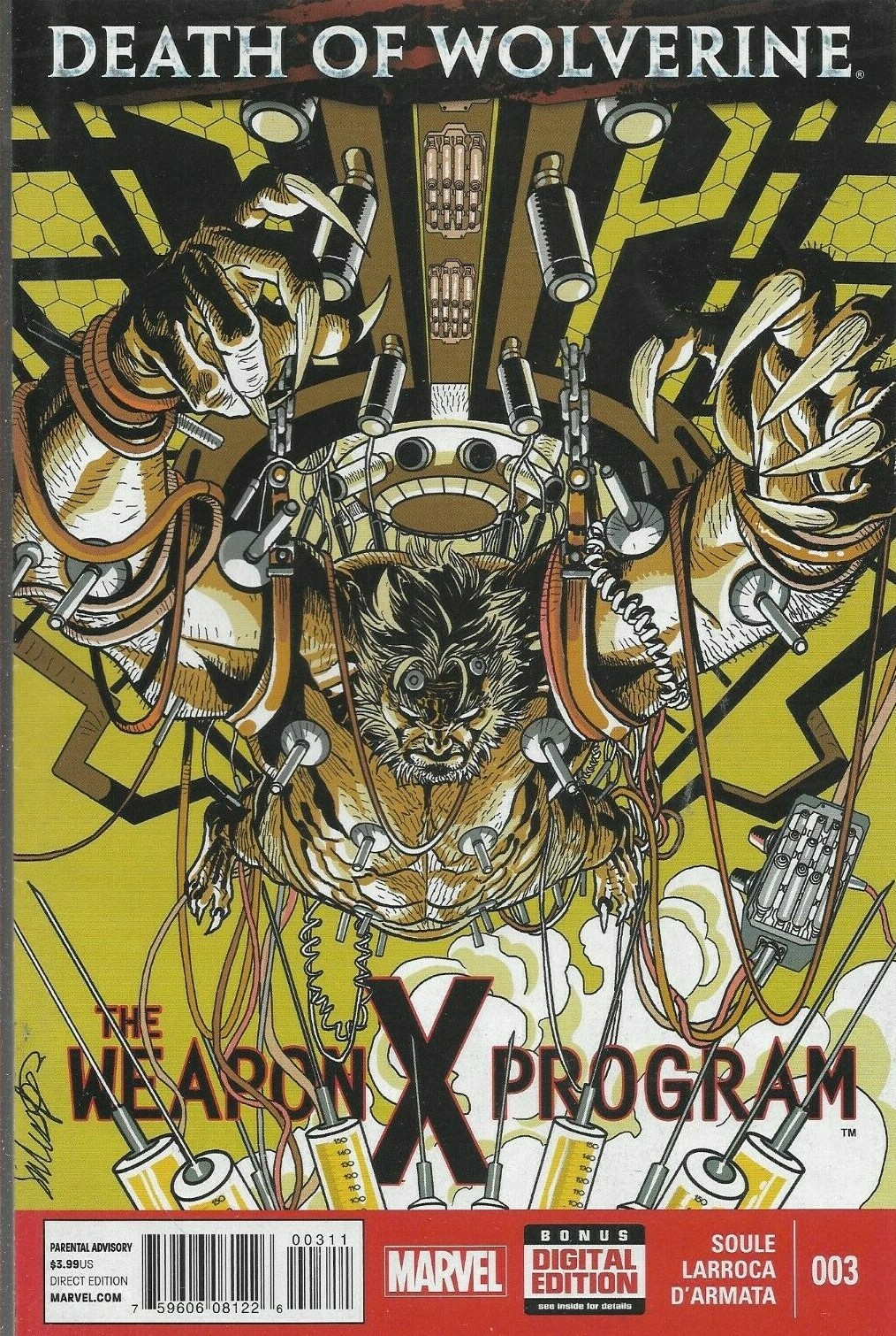 DEATH OF WOLVERINE - WEAPON X PROGRAM #3 - Back Issue (S)