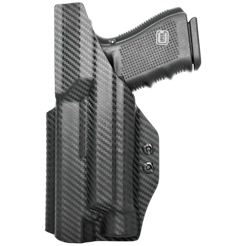 IWB Holster fits: Glock 17 19 19X 26 31 32 33 34 45 TLR-1 - Rounded Gear - Image 2 of 4