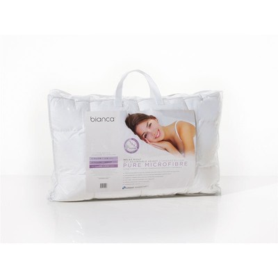 Bianca Relax Right 3 in 1 Adjustable Height 1150g Pure Microfibre Pillow