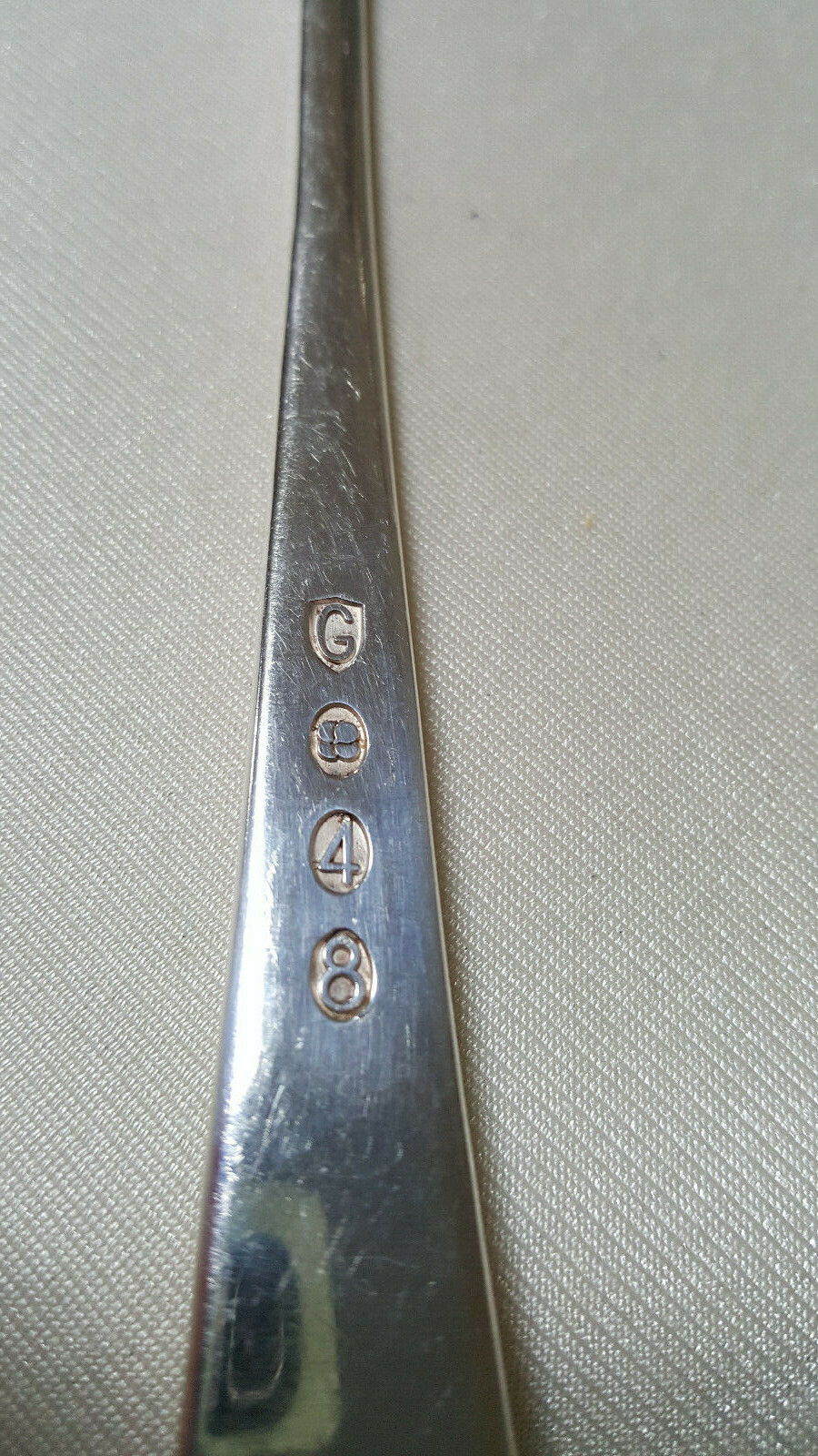 Gerity 1740 Reproduction 13" Silverplate Serving Spoon G48