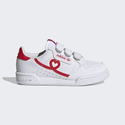 Adidas Originals Continental 80 CF C [FY2579] Children Casual Shoes White /  Red | eBay