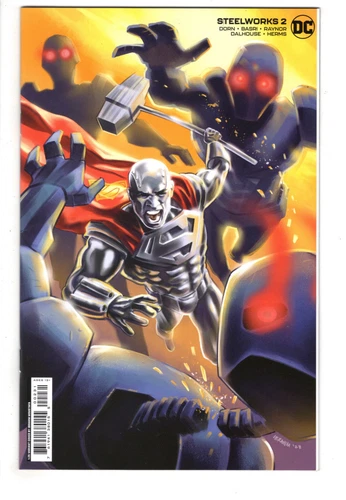 STEELWORKS #2 (2023) - GRADE NM - DC 1:25 RETAILER INCENTIVE MOUSTAFA VARIANT