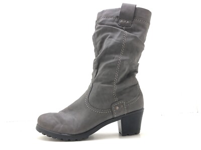 Rieker Damen Stiefel Stiefelette Boots Grau 39 (UK 6)