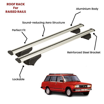 2 Pcs Silver Cross Bars for  LADA NOVA SW 1984-2012