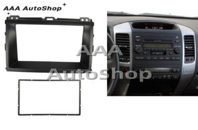 2 Din Dash Frame Radio Fascia For Toyota Land Cruiser Prado 120