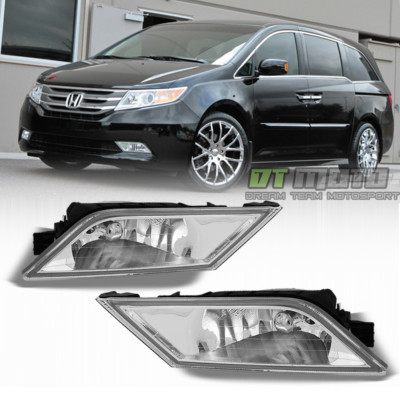 FOR 2011-2013 HONDA ODYSSEY EX EXL LX BUMPER CHROME FOG LIGHTS LAMP KIT W/SWITCH FOR 2011-2013 HONDA ODYSSEY EX EXL LX BUMPER CHROME FOG LIGHTS LAMP KIT W/SWITCH