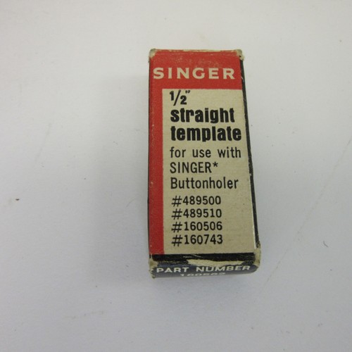 Vintage SINGER No. 160506 Sewing Machine Buttonholer Attachment in Case - Picture 15 of 20