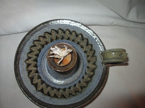 Clay SCENTED OIL BURNING DISH Broken Handle Easy Fix - Picture 3 of 3