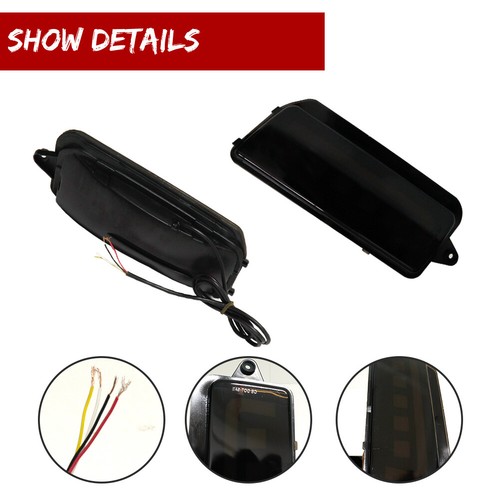 Smoked Lens LED Bumper Reflector Rear Lights kit For 2005-10 Jeep Grand Cherokee - Picture 4 of 11