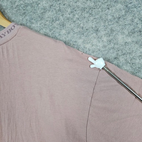 Playboy by PacSun Mauve Pocket Tee T-Shirt Gr. L gesticktes Logo PINHOLES - Bild 11 von 11