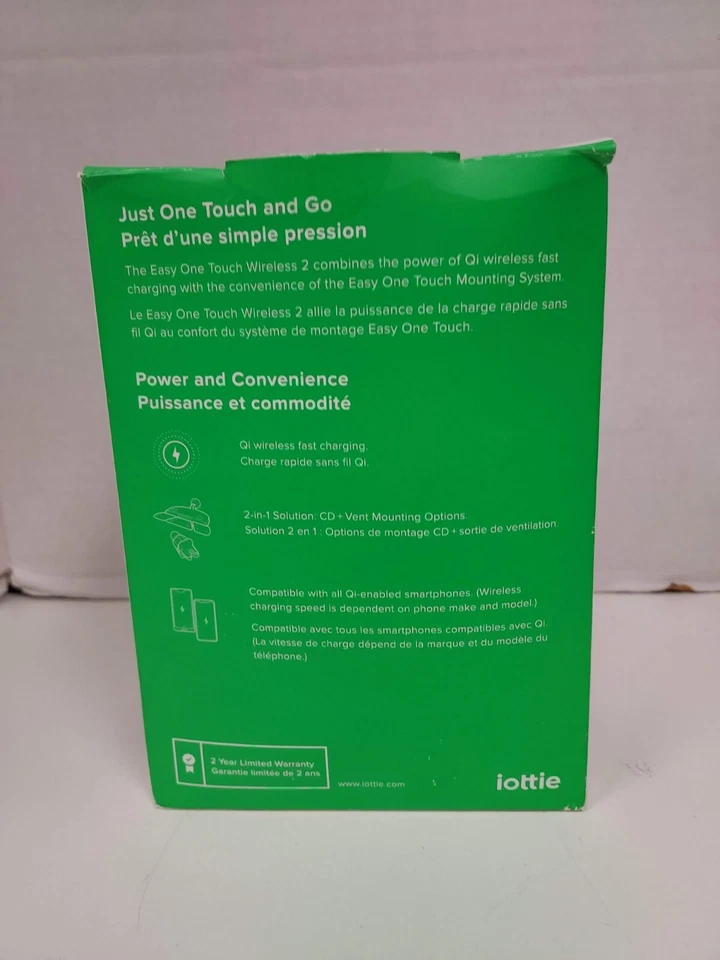 Iottie Easy One Touch Inalámbrico 2 Qi Carga Coche Ranura CD/Montaje de Teléfono Ventilación de Aire Foto 2 de 4