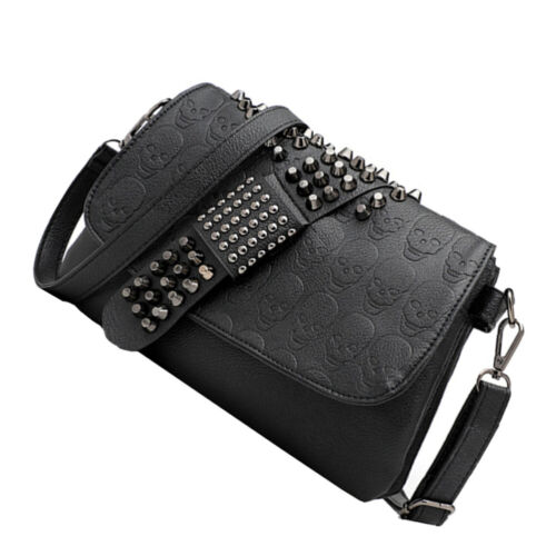 Rivet Design Bag Fashionable Bag Girl Storage Pouch Adjustable Shoulder Bag
