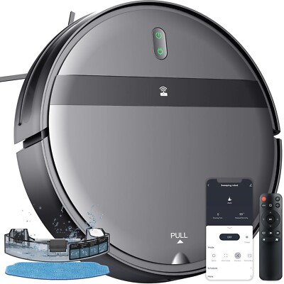 Ultradünner Wischroboter und Staubsauger 3D WiFi Sensoren Neu