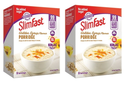 SlimFast Goldsirup Porridge 5 X 29G Packung Mit 2