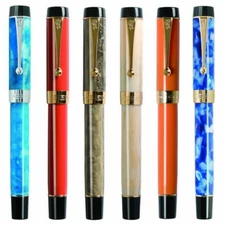 Jinhao 100 Centennial Resin Fountain Pen Smooth Fine Nib 0.5mm Writing Office #s