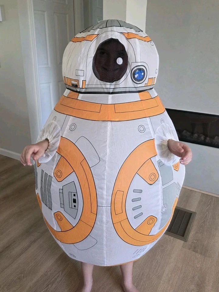 Disfraz infantil inflable Star Wars BB-8 talla única edades 8-12 años Foto 2 de 4
