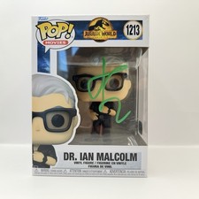 Jeff Goldblum Signed Dr Ian Malcolm Funko Pop 1213 Jurassic World ACGcert