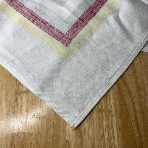 42" x 43" Vintage Linen Table Cloth Germany German Map Dress Coat of Arms See - Picture 23 of 23