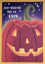 Happy Halloween Greeting Card  Envelope 5x7" 