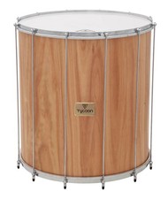 Tycoon Percussion Brazilian Wood Deep Bass Surdo Drum w/ 22" Head