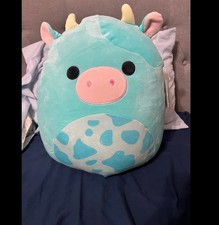 16 Tuluck the Blue Cow Squishmallow Easter 2023 Ultra Rare NWT