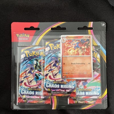 Pokémon TCG: Mega Evolution Chaos Rising 3er Pack NEU