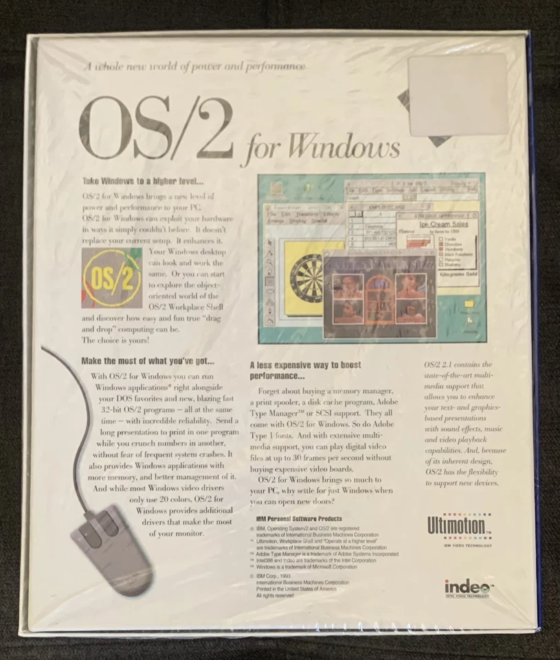 IBM OS/2 for Windows Version 3.1 on 3.5" Floppy Disks 1993 Special Edition New - Image 2 of 4