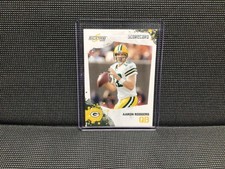 2010 Score #102 Aaron Rodgers Scorecard parallel 076/499 Packers Steelers Jets