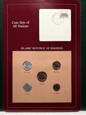 Franklin Mint Coins Of All Nations Set - Pakistan 5 coins with card