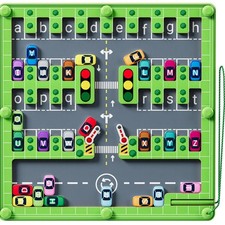 Magnetic Alphabet Maze,Montessori Toys,Alphabet Puzzle Toddler Toys for Ages ...