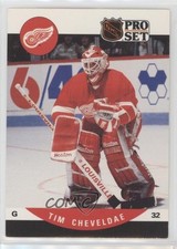 1990-91 Pro Set Tim Cheveldae #602 16jy