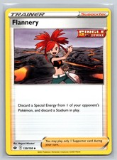 Flannery 139/198 Chilling Reign Pokemon TCG Trainer Supporter Single Strike Card