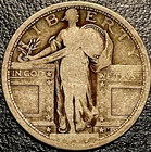 1917 Standing Liberty Quarter -Type 1 - VG -Full Rims-