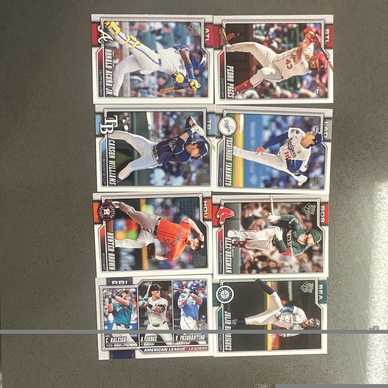 2026 Topps Series 1 baseball cards (100count)