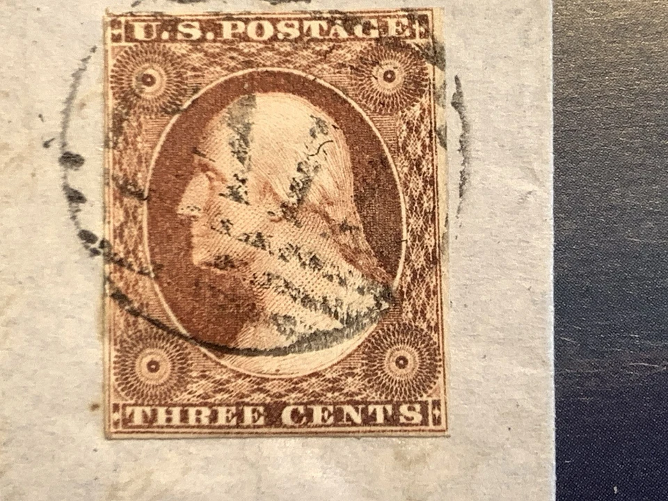 3LB2 US Carriers stamp, Scott #3LB2 Penny Post, Boston + #11 . COVER - Image 4 of 4