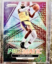 2022-23 PANINI PRIZM PRIZMATIC MOJO. 14/25 LEBRON JAMES GOAT LA LAKERS HOF #9