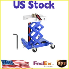 7-23in Lift Range,for Auto Repair,Heavy Duty Transmission Jack 450 LB Capacity,