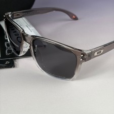 Oakley Holbrook Sunglasses Dark Ink Fade Grey Polarized 9102 Men's W/ Box Case