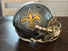 Drew Brees Autographed Authentic Flash Saints Helmet (BAS)