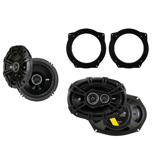 Fits Mini Cooper (convertible) 07-08 Speaker Upgrade Kicker DSC65 DSC693 Package - Afbeelding 1 van 4