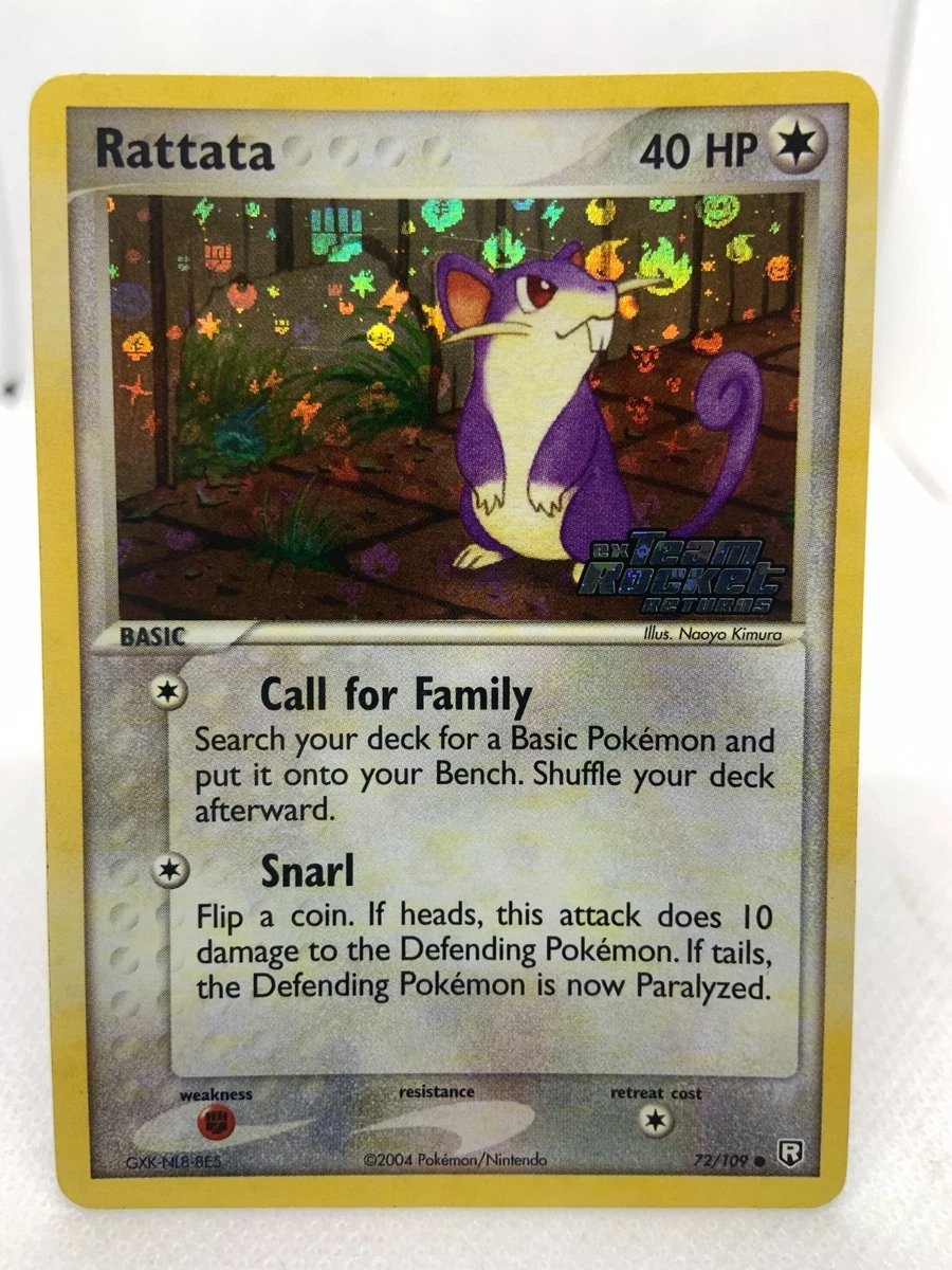 Pokémon Pokémon TCG EX Team Rocket Returns Common Individual