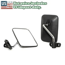 Fit 19701981 Suzuki Jimny Lj80 Lj80q Lj80v Lj81k Lj81p Rear View Mirror Set New
