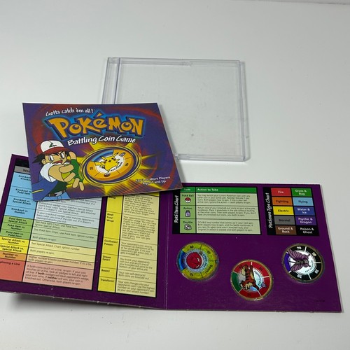 1999 Pokémon Battling Coin Game Hasbro Venomoth #49 Growlithe#58 Voltron #100