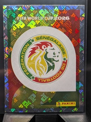 Panini FIFA World Cup 2026 Sticker SEN 1 Senegal Team Crest Logo Hologram