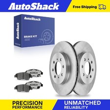 Front Brake Rotors Ceramic Pads for 2009-2012 2013 2014 Honda Fit 1.5L