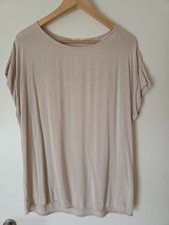 Bluse/Blusenshirt OPUS Gr. 42 beige