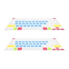  2 Pcs Silicone Keyboard Cover Covers for Desktop Manicure Protector