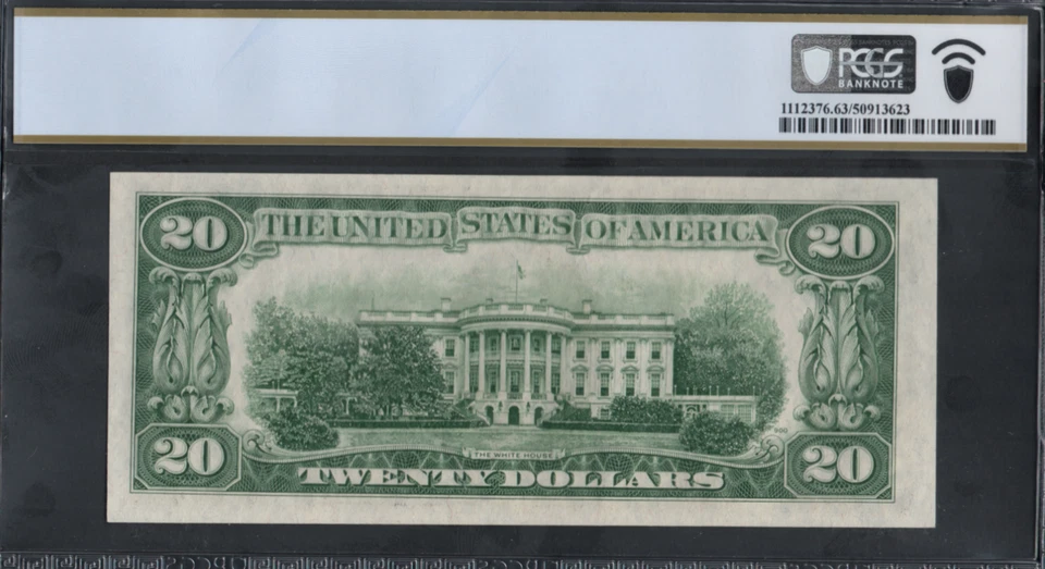 PGCS 63 PPQ! SERIES 1950B FR2061G* $20 DOLLAR FEDERAL RESERVE NOTE STAR NOTE - Image 2 of 2