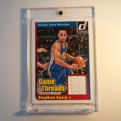 Stephen Curry 2014-15 Panini Donruss Basketball Game Threads Relic #25
