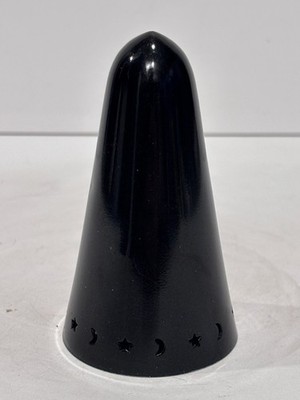 Lava Lite 3.5'' Black ''Short'' Metal Top Cap - Wizard Top Cap Lava Lamp